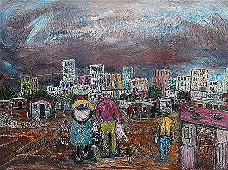 Township Scene by Ditaba Elias Sewape - Auction record, sale price, and art valuation. Compare with similar artists and explore comparable artworks.