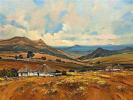 Sample artwork by Marge Maggs (Born 1940), known for landscape painting, river scenes - View similar artists and auction records
