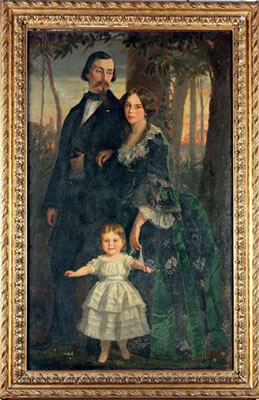 Portrait d'un jeune couple et de leur