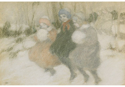 Children in the Snow by Charles-Ernest de Belle - Auction record, sale price, and art valuation. Compare with similar artists and explore comparable artworks.