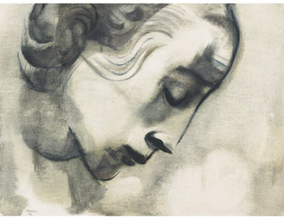 Profile of a Woman by Jack Nichols - Auction record, sale price, and art valuation. Compare with similar artists and explore comparable artworks.