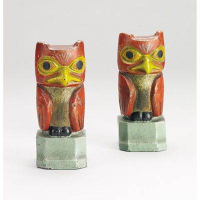 Owl Bookends by Florence Wyle - Auction record, sale price, and art valuation. Compare with similar artists and explore comparable artworks.