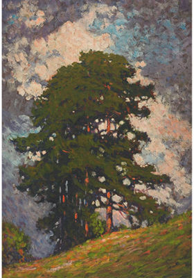 Tree on a Hill by Frances-Anne (Arbuckle) Johnston - Auction record, sale price, and art valuation. Compare with similar artists and explore comparable artworks.