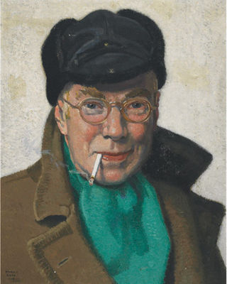 Portrait of Stanley Royle: Self-portrait