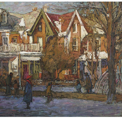 PLAYGROUND NEAR KENSINGTON (WINTER)