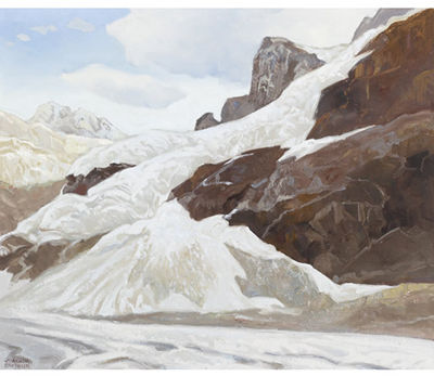 THE ATHABASKA GLACIER, JASPER NATIONAL PARK