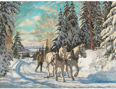 THE WHITE TEAM, SAND LAKE by Thomas (Tom) Albert Stone - Auction record, sale price, and art valuation. Compare with similar artists and explore comparable artworks.