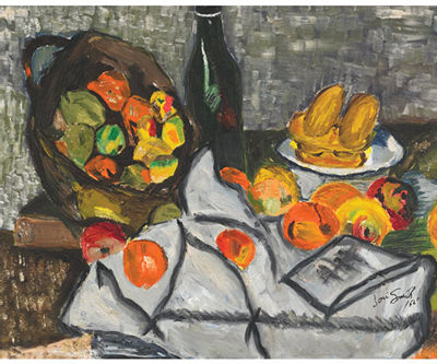 STILL LIFE OF FRUIT ON A TABLE