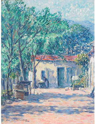 Sample artwork by Caroline Helena (Wilkinson) Armington (1875 - 1939), known for figure, architecture and landscape painting, etching - View similar artists and auction records