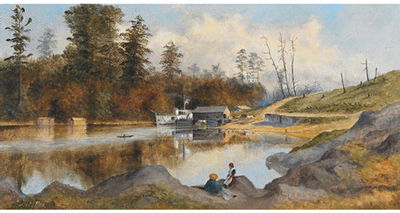 LANDING STAGE, BRACEBRIDGE