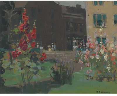 Sample artwork by Mary Evelyn (Reid) Wrinch (1877 - 1969), known for modernist painting, miniatures, printmaking - View similar artists and auction records