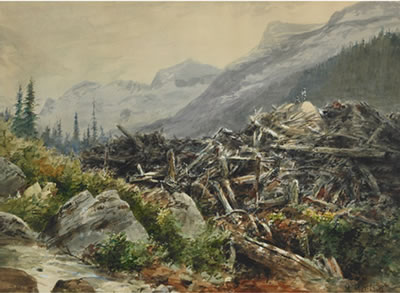 FIGURES IN THE VALLEY, ROCKIES by Marmaduke Matthews - Auction record, sale price, and art valuation. Compare with similar artists and explore comparable artworks.