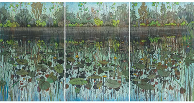 OPHELIA'S NECKLACE #2 (A TRIPTYCH)