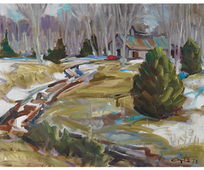 CABANE A SUCRE, ILE D'ORLEANS by Leo Ayotte - Auction record, sale price, and art valuation. Compare with similar artists and explore comparable artworks.