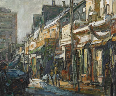 Sample artwork by Donald Besco (Born 1941), known for painting - View similar artists and auction records