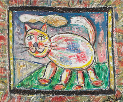 LE CHAT HEUREUX