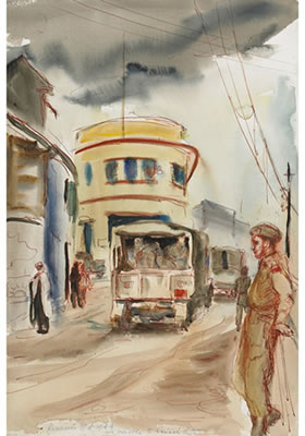 CANADIAN WARTIME STUDIES (7) by Campbell Tinning - Auction record, sale price, and art valuation. Compare with similar artists and explore comparable artworks.