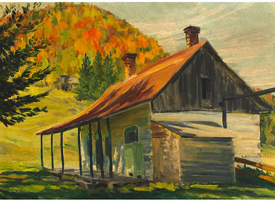 FARMHOUSE, AUTUMN