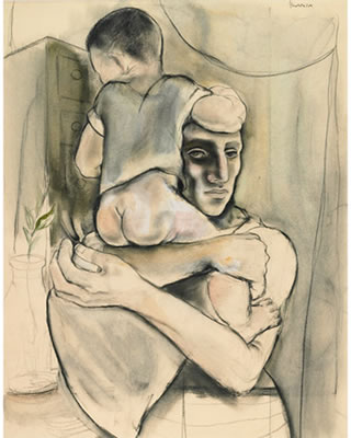 FIGURES IN AN INTERIOR