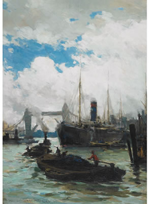 SHIPPING ON THE THAMES