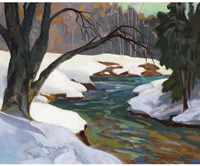 THE APPROACH OF SPRING NEAR CLAREMONT