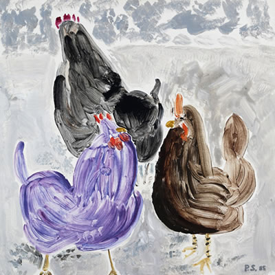 PURPLE ROOSTER