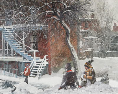 UNE RUE DU FAUBOURG, QUEBEC