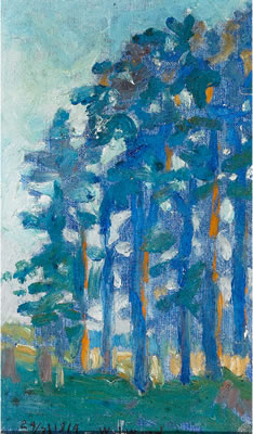 LANDSCAPE IN BLUE