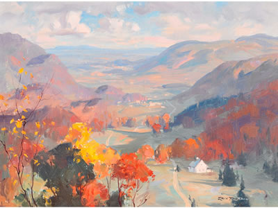 LAURENTIAN VISTA by Eric Riordon - Auction record, sale price, and art valuation. Compare with similar artists and explore comparable artworks.