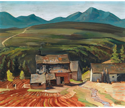 FARMYARD IN THE HILLS