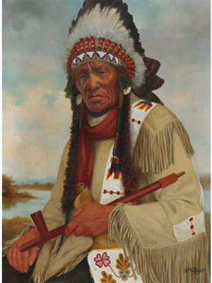 CHIEF MUSKEG, FILE HILLS RESERVE
