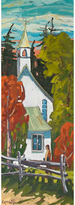 PETITE EGLISE, 2002 by Raymond Caouette - Auction record, sale price, and art valuation. Compare with similar artists and explore comparable artworks.