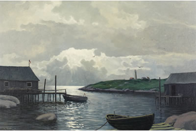 EBB TIDE, NOVA SCOTA by Alexis Arts - Auction record, sale price, and art valuation. Compare with similar artists and explore comparable artworks.