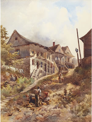 Sample artwork by Charles MacDonald Manly (1855 - 1924), known for painting, drawing, printmaking, illustration, commercial art, teaching - View similar artists and auction records