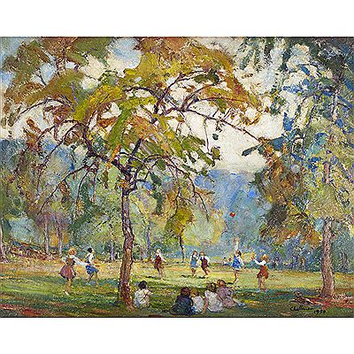 GIRLS AT PLAY, QUEEN'S PARK, TORONTO