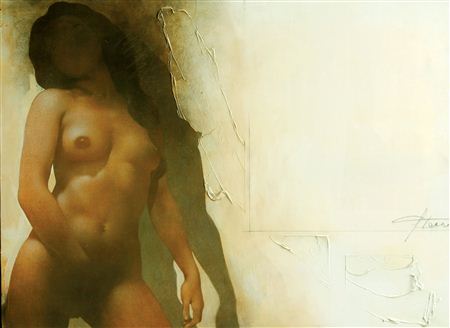 Nu dans l'atelier