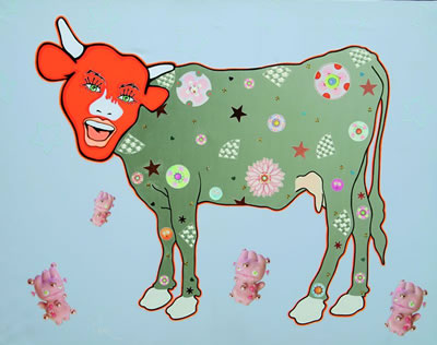 Sample artwork by David Cintract (Born 1970), known for painting - View similar artists and auction records