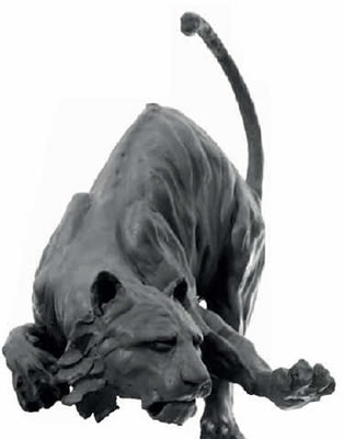 Tigre bondissant by Jose Maria David - Auction record, sale price, and art valuation. Compare with similar artists and explore comparable artworks.