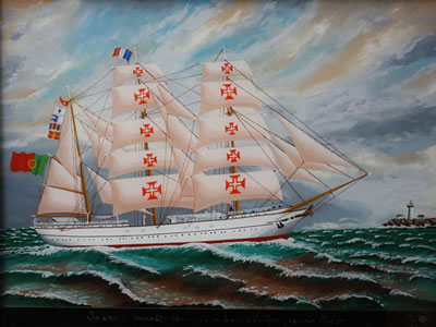 Sagrès, trois mâts-barque, passe le phare du Stiff by Jean Le Goff - Auction record, sale price, and art valuation. Compare with similar artists and explore comparable artworks.
