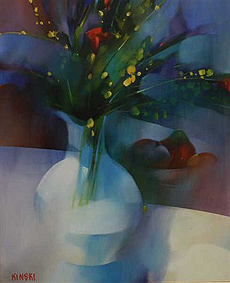Nature morte aux fleurs et fruits by Henrik Kinski - Auction record, sale price, and art valuation. Compare with similar artists and explore comparable artworks.