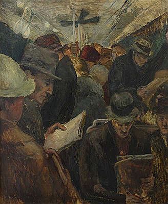 The Subway by Saul Levine - Auction record, sale price, and art valuation. Compare with similar artists and explore comparable artworks.