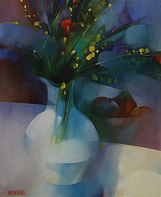Nature morte aux fleurs et fruits by Henrik Kinski - Auction record, sale price, and art valuation. Compare with similar artists and explore comparable artworks.