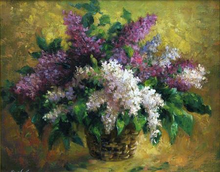 Panier de lilas