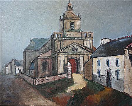 "Eglise de Laz, Finistère" by Jacques Cortellari - Auction record, sale price, and art valuation. Compare with similar artists and explore comparable artworks.