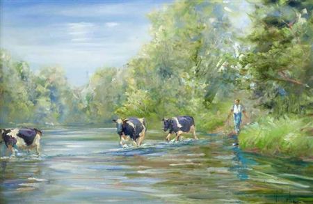 BLUE FORD, WHITE WATER RIVER
