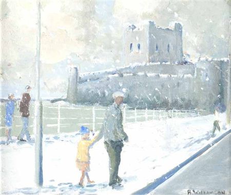 WINTER, CARRICKFERGUS CASTLE