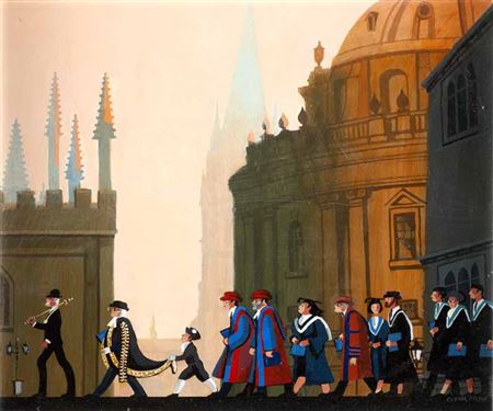 AN OXFORD GRADUATION by Cupar Pilson - Auction record, sale price, and art valuation. Compare with similar artists and explore comparable artworks.