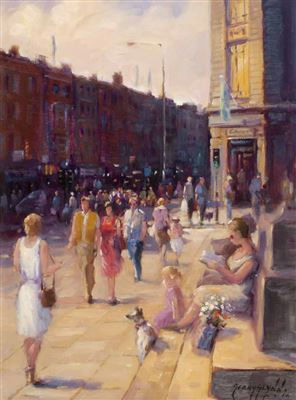 CROSSING O'CONNELL STREET DUBLIN