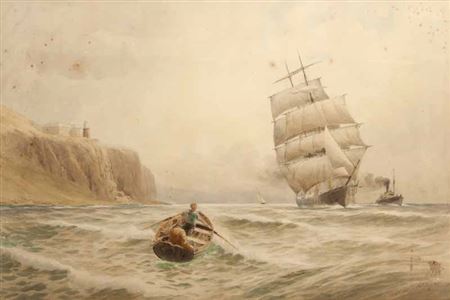 PASSING BLACKHEAD by Joseph William Carey - Auction record, sale price, and art valuation. Compare with similar artists and explore comparable artworks.
