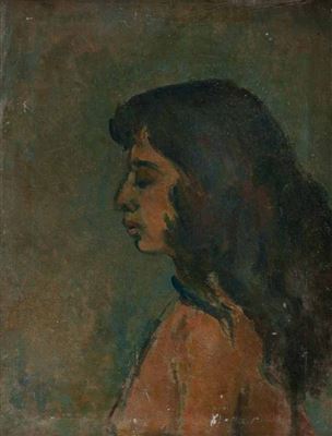 Portrait of Stella Steyn: Self-portrait